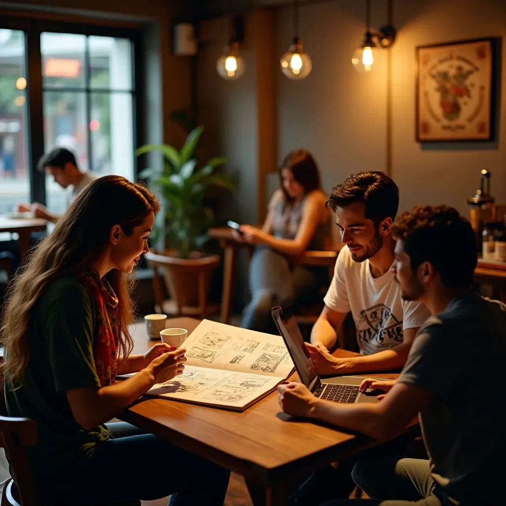 Professional team collaboration